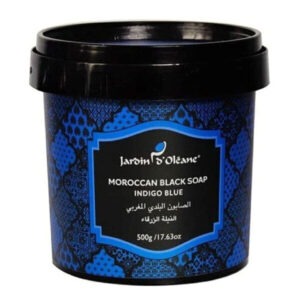 Jardin Oleane Moroccan Black Soap Indigo Blue 500gm