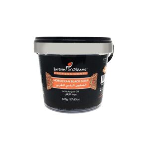 Jardin Oleane Moroccan Black Soap with Argan Oil 500gm