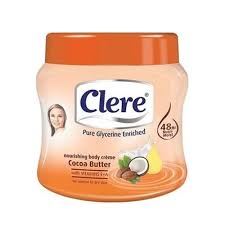 Clere Cream 500 ml Cocoa Butter New