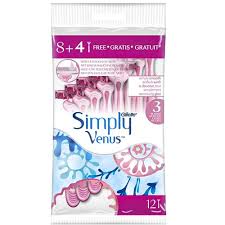 Gillette Razor simply venus 3 8+4 free