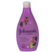 Johnson's Shower Gel vita-rich 400 ml raspberry